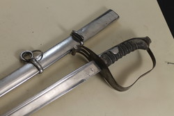 Antik huszár tiszti kard tokkal 84