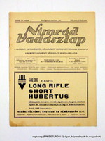 1942 október 20  /  NIMRÓD VADÁSZLAP  /  E R E D E T I, R É G I Újságok Ssz.:  12605