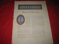 Numéro de Noel  1921 ,francia művészeti újság , kitűnő fotókkal 30 x 41 cm