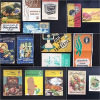 Régi retro receptfüzet, brossúra,, szakácskönyv gyűjtemény RITKA DARABOK