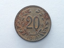Ausztria 20 Heller 1918 - Austria pénzérme eladó