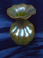 Antik.Jelzett, eozin, Zsolnay váza. 