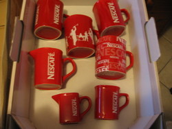 7 db-os piros Nescafe gyűjtemény