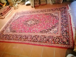 300 x 200 kézi csomózasu régi Iráni Keshan perzsa szőnyeg eladó 