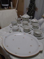 A nice antique Zsolnay porcelain cafe with a shield seal and a large offering plate, flawless.