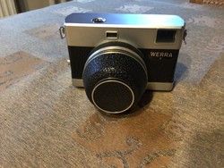 Werra 3 régi fényképezőgép bőr tokjában eladó