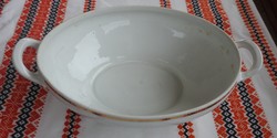 Antik  Altwasser fehér aranyszélű leveses tál