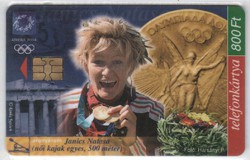 Magyar telefonkártya 0063   2004 Athén érmesei  15.000.db-os