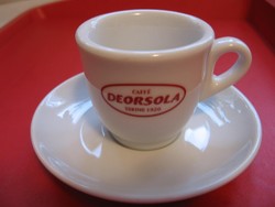 Gyűjtői Caffé DEORSOLA Torino 1920 mokkás csésze