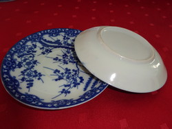 Japán porcelán, cseresznyevirágos teáscsésze alátét, átmérője 14 cm. Vanneki!