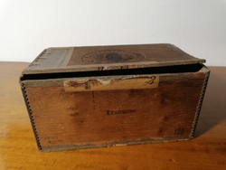 Antik gyűjtői darab Magyar Királyi Dohány TRABUCOS szivar doboz 1903-ból (Ér-583)