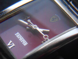 Ferrari, női, acél szíjas karóra, divat óra. 