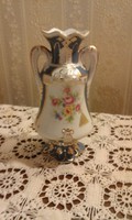 Royal dux small vase with flowers 13 cm