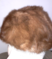 Elegant style real fur hat size 58