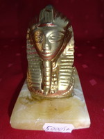 Tutanhamon fáraó mellszobra márvány alapon. Vanneki!