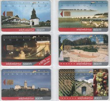 Magyar telefonkártya 0316  1999-2003 Világörökség részei.