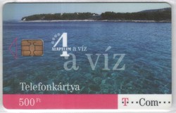 Magyar telefonkártya 0293  2008 február A víz      10.000 Db-os
