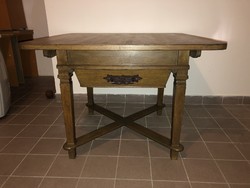 Barokk, copf stílusú rusztikus asztal