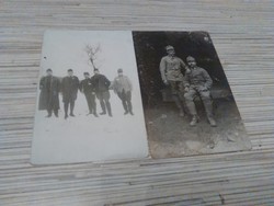 Első világháborús katonai képeslapok.