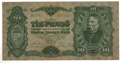 10 pengő 1929 eredeti tartás 3.