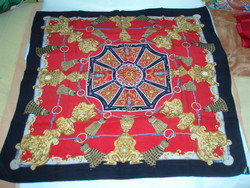 Vintage JL valódi silk női kendő