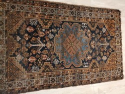 120 x 75 cm antik kézi csomózasu Shiraz Ima szőnyeg eladó 