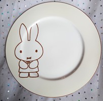 Miffy nyuszis porcelán tányér 23.5cm
