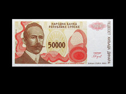 UNC - 50 000 DINAR - BOSZNIA-HERCEGOVINA - 1993