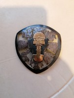 Ezüst 925-ös és 18 kárátos arany díszítéssel (Perui) medál és bross egyben