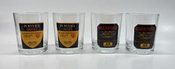 Whiskey glasses, in pairs or together