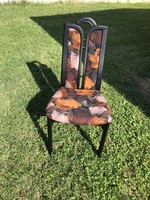 Pamut kárpitos fa szék