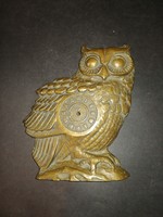 Heavy retro copper owl clock body with vf mark - ep