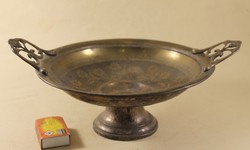 Antik szecessziós fém asztalközép/ kínáló 281