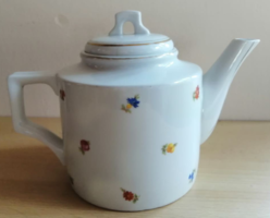 Zsolnay flower teapot from the late 1930s, art deco
