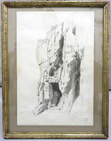 Sziklabarlang tusrajz Manger jelzéssel , 1890 - 51002