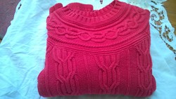 Coral color very pretty women's sweater m