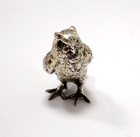 Ezüst bagoly miniatűr figura (ZAL-BI43142)