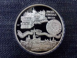 Buda Civitas Regia .900 ezüst 500 Forint 1990 BP PP (id3119)