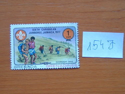 GRENADA GRENADINES 1 C 1977-es karibi cserkész Jamboree, Jamaica 154J