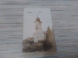Antik képeslap. Győrtelek-Református templom.