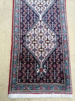 260 x 53 cm kézi csomozasu Iráni Bidjar perzsa szőnyeg eladó 