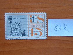 USA 15 C 1959 -1960 Új napi bélyegek Szabadságszobor 81K
