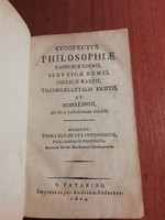 Antik könyv-Filozófiai tankönyv 1824