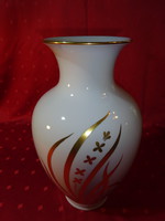 Herendi porcelán, 7001 típusszámú, aranyozott váza, magassága 32 cm. Vanneki!