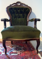 Bécsi barokk karfás fotel
