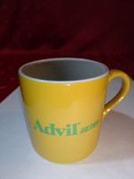 Advil ultra feliratú, mustár sárga kis pohár, átmérője 6,5 cm. Vanneki!