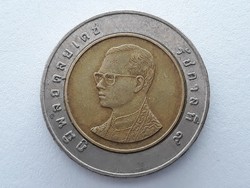 Thai 10 Baht 1994 érme - Thaiföld 10 Baht külföldi pénzérme