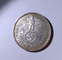 5 Reichsmark - ezüst