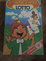 Pinocchio Lotto 1970-es évekbeli német társasjáték