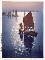 JAPÁN FAMETSZETEK, shin hanga, ukiyo-e, kacho-e, reprint